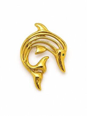 Vintage Dolphin Ore Dolphin Brooch NWT